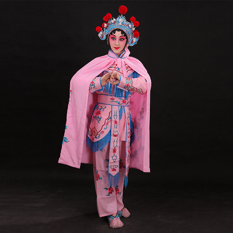 京剧戏曲武旦刀马旦女短披风
