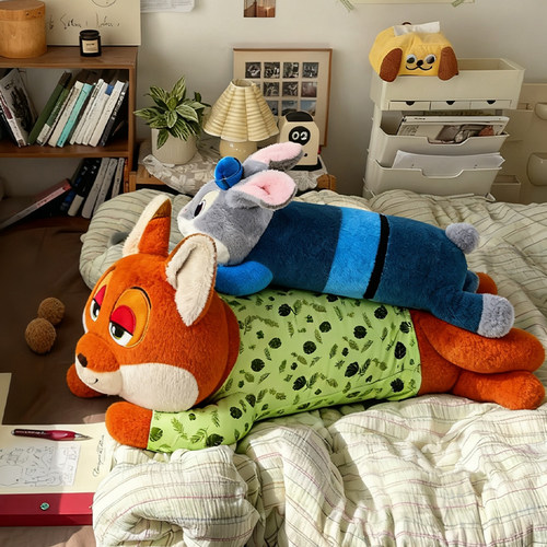 疯狂动物城尼克朱迪毛绒玩具