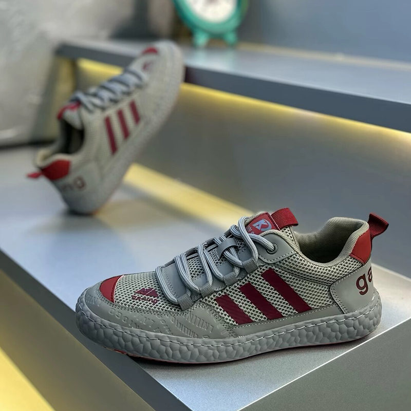 男鞋2025年秋季新款三条杠时尚百搭软底低帮板鞋布面透气开车鞋男