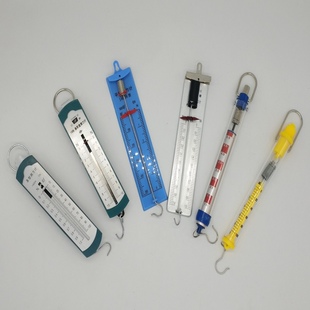 条形盒测力计筒形测力计平板测力计弹簧称物理实验仪器教学演示