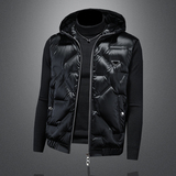 2025冬季新款高品质90%白鸭绒羽绒马甲Y9927P275镂空，男装羽绒服，钱塘6011