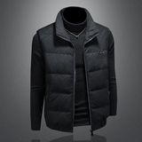 2025冬季新款高品质90%白鸭绒羽绒马甲6011-9956P285镂空，男装羽绒服，钱塘6011