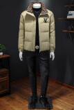 2025冬季新款90%白鸭绒立领提花羽绒服钱塘6011-6650P335假模，男装羽绒服，钱塘6011
