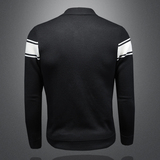 2025春秋季新款开衫毛衣钱塘60113601P140镂空黑色，男装针织衫/毛衣，钱塘6011