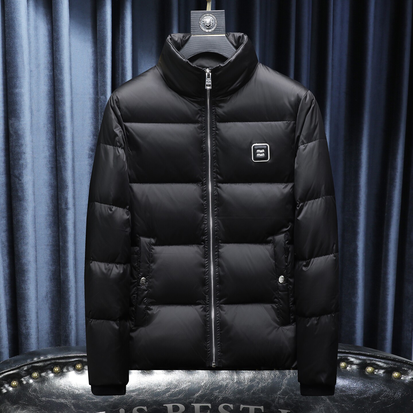2025冬季新款90%白鸭绒立领亮面羽绒服钱塘6011-6637P320沙发,男装羽绒服,钱塘6011