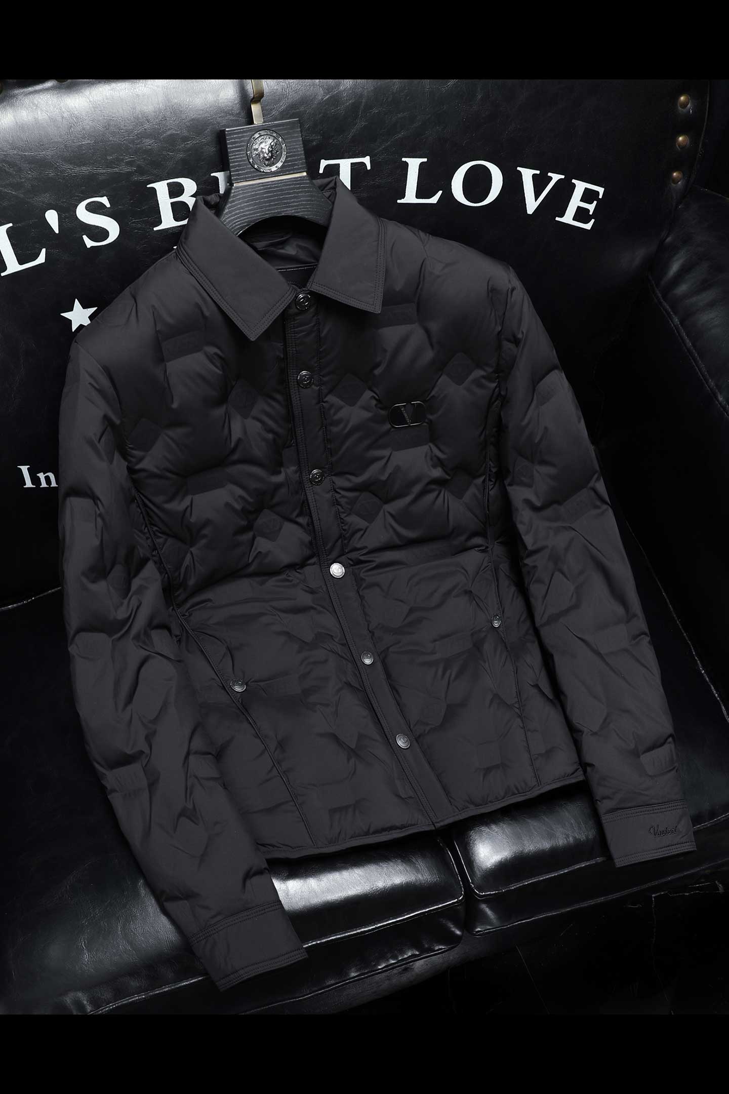 2025冬季新款90%白鸭绒翻领暗花羽绒服钱塘6011-6666P300沙发,男装羽绒服,钱塘6011