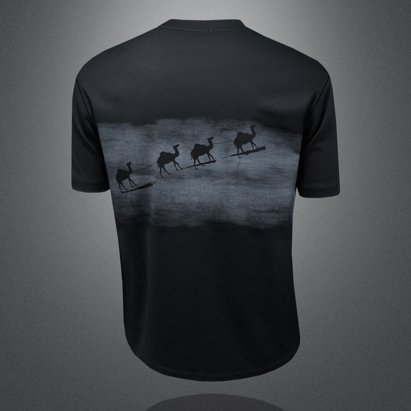 2025夏季新款微阔短袖T恤钱塘601125084P68镂空黑色,商品下架区,钱塘6011