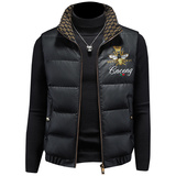 2025冬季新款90%白鸭绒羽绒马甲Y9950P295假模白，男装羽绒服，钱塘6011