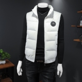 2022冬季新款高品质90%白鸭绒羽绒马甲9901P255假模黑色，男装羽绒服，钱塘6011