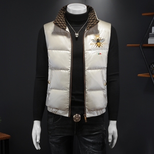 2025冬季新款90%白鸭绒羽绒马甲 Y9950 P295 假模 白,男装羽绒服,钱塘6011