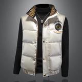 2025冬季新款90%白鸭绒羽绒马甲Y9951P285镂空黑，男装羽绒服，钱塘6011