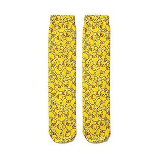 Cartoon Anime Adventure Socks Cute Role Sreet Yellow Playing