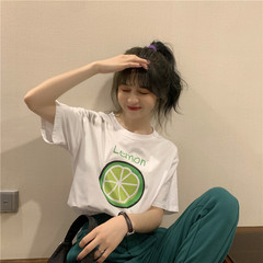 實拍 純色印花短袖T