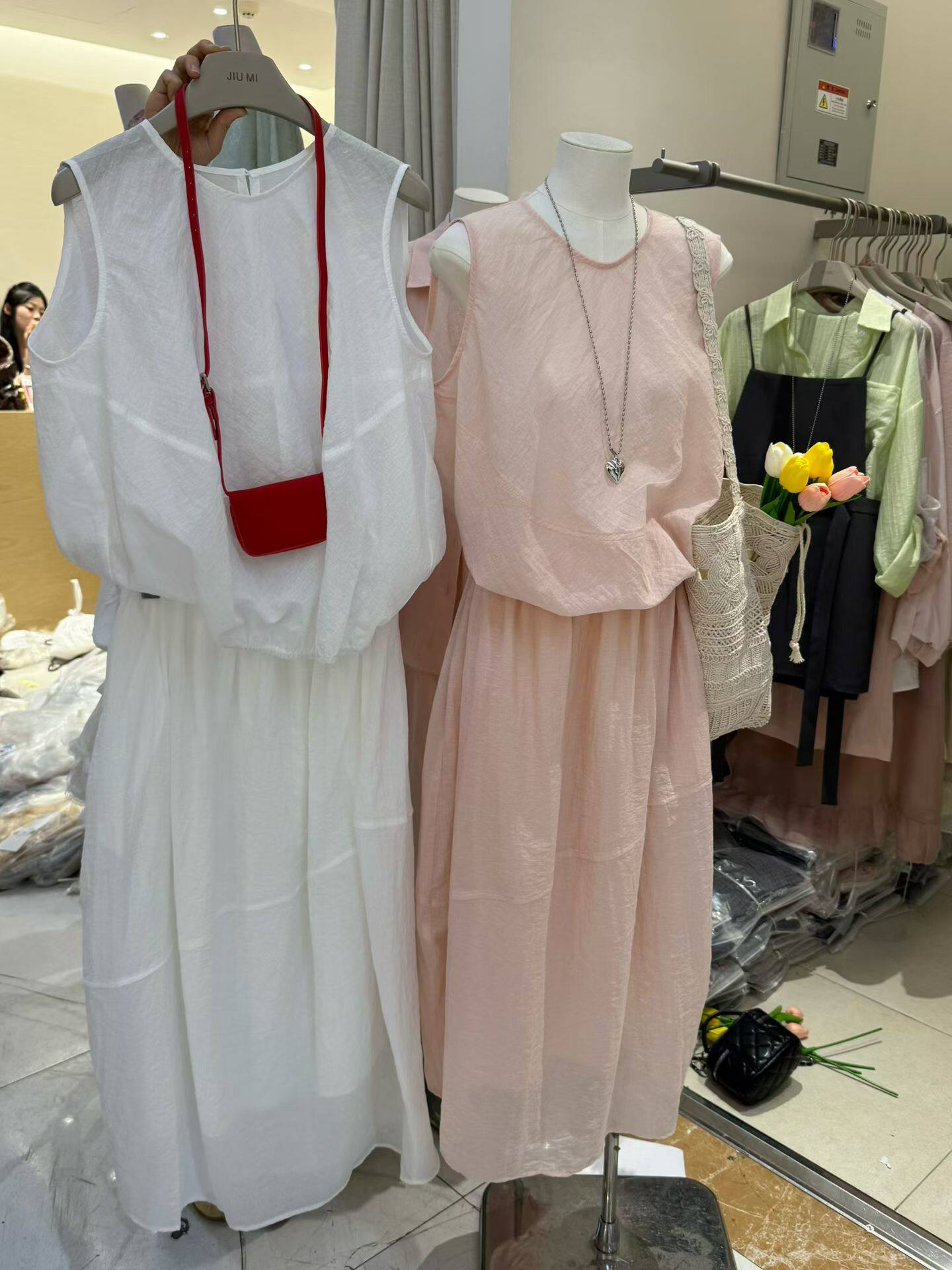 2026年夏季女装新款连衣裙天丝棉防晒女款宽松裙子两件套套装九米