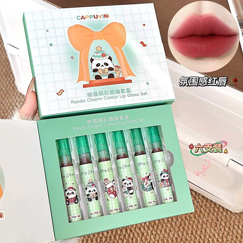 CAPPUVINI圣诞限量版唇釉套盒 节日礼物哑光自然学生党国货彩妆