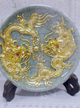 厦门漆线雕龙凤呈祥婚房工艺品