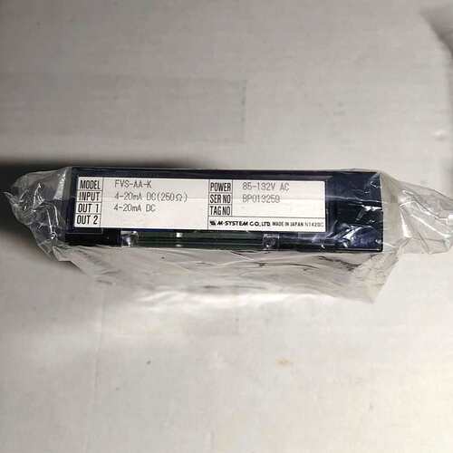 [议价可修]M-SYSTEM FVS-AA-K 信号变换器 4-20mA