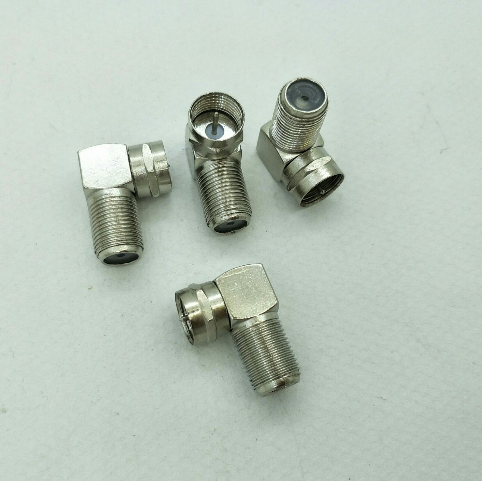 90度英制f母头转英制f头公头 弯直角f头