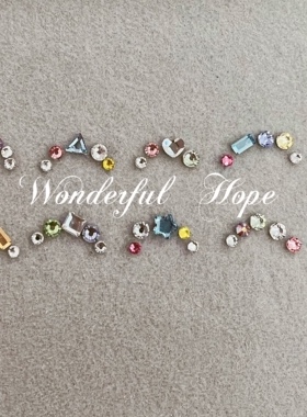 施家华子美甲小猴子同款指尖美甲钻材料包全华奥地利