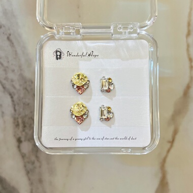 施华洛美甲钻材料包满钻美甲短甲长甲华子钻美甲贴钻美甲