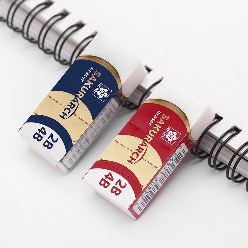 Sakura日本樱花美术橡皮擦素描专用超净软橡皮2B 4B橡皮XRAJ-60