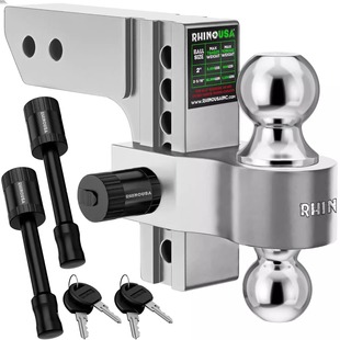 拖车臂Rhino USA可调节拖车臂重型铝制拖车钩