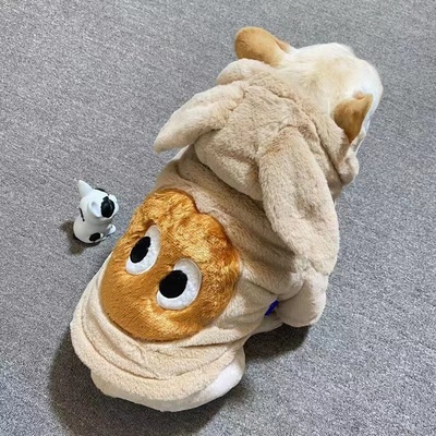 雪纳瑞法斗网红狗狗毛绒兔年耳朵