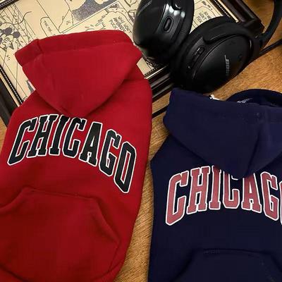 狗狗连帽无袖加绒保暖卫衣