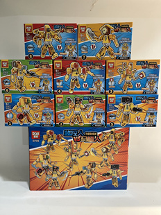 多乐D705黄金马桶人和监控电视时钟音响积木人仔儿童益智拼装玩具