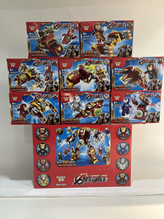 多多DD2302钢铁侠积木8款合体钢铁战争机甲拼装积木生日礼物玩具6