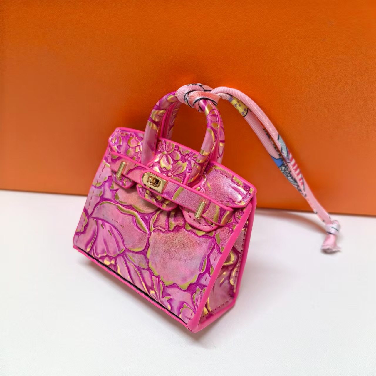 新款H家迷你铂金包富贵花包包挂件新年礼物适用airpods耳机包,服饰配件/皮带/帽子/围巾,包挂件,淘宝优惠券,粉丝福利购,淘宝优惠卷