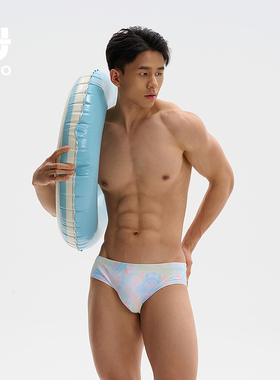 UPRO插画泳裤jellyfish夏日梦幻泡影三角泳衣周游水星15天内发