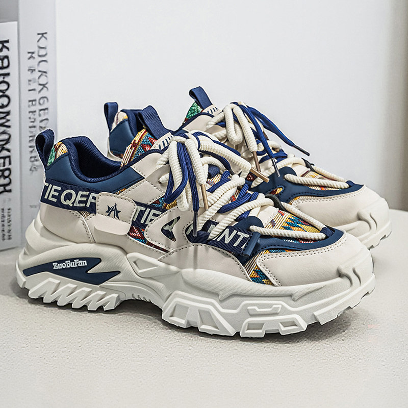 运动鞋男春季网面青少年休闲鞋子学生防滑耐磨轻便软底跑步鞋透气