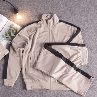 嘻哈范oversize休闲大码运动套装男春hiphop宽松街舞套装舞台服