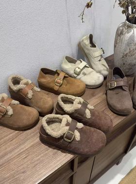 跟高5cm【头层反绒牛皮】BQ78856勃肯鞋棒球队长