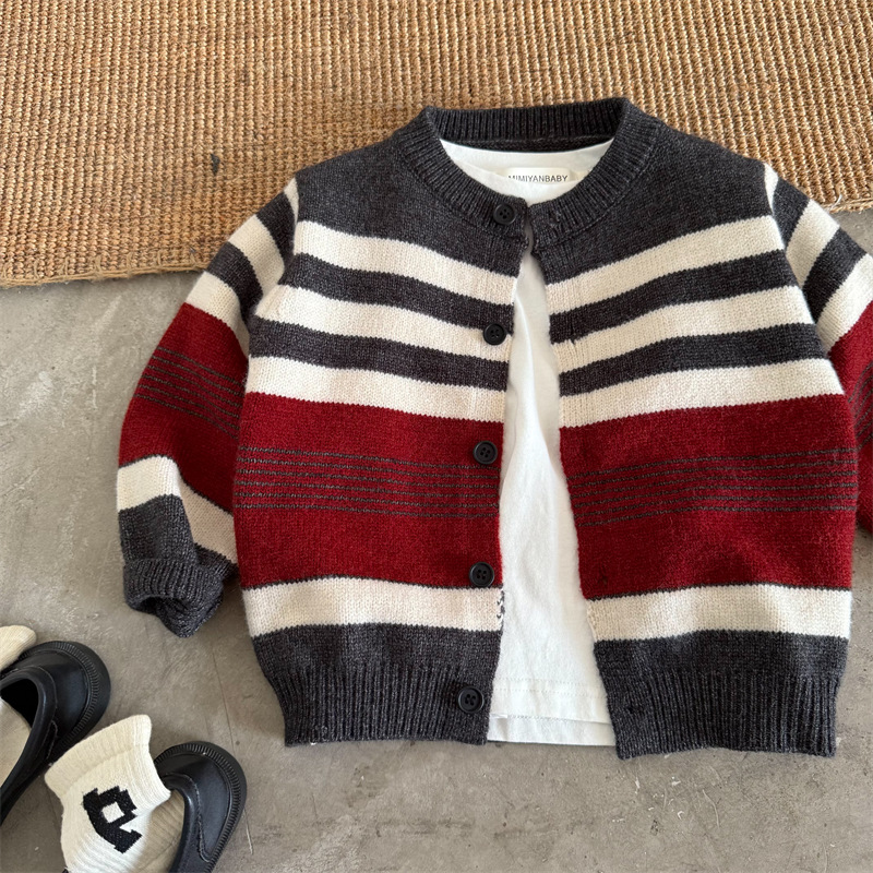儿童毛衣2025秋季新款百搭款