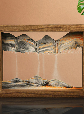 家居装流沙画摆件高端时尚酒柜电视柜艺术礼品办公桌饰品装饰摆件