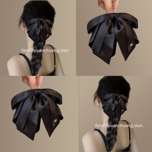 感抓高级头饰半扎马尾夹韩