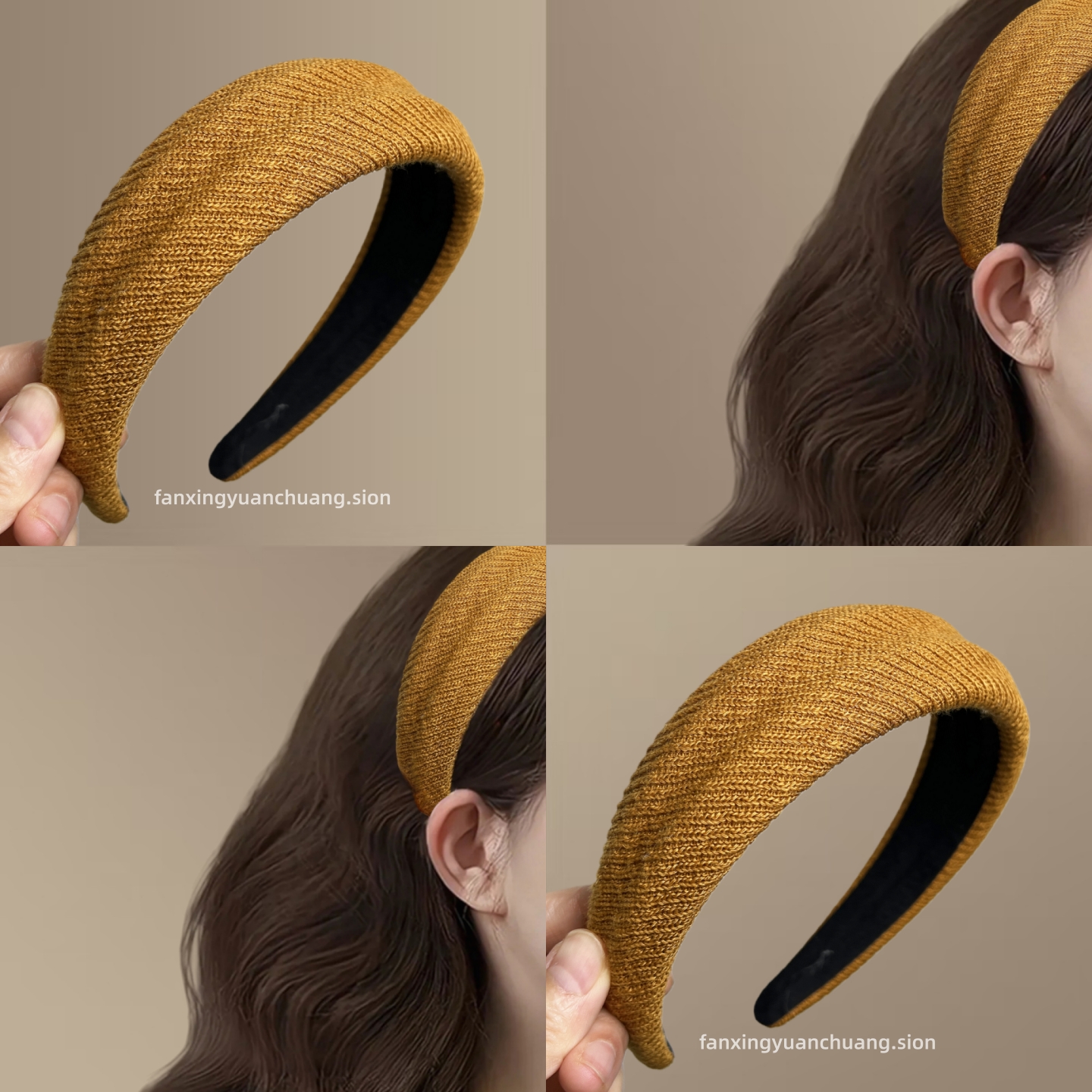 早秋糖果凹凸海绵发箍女高颅顶