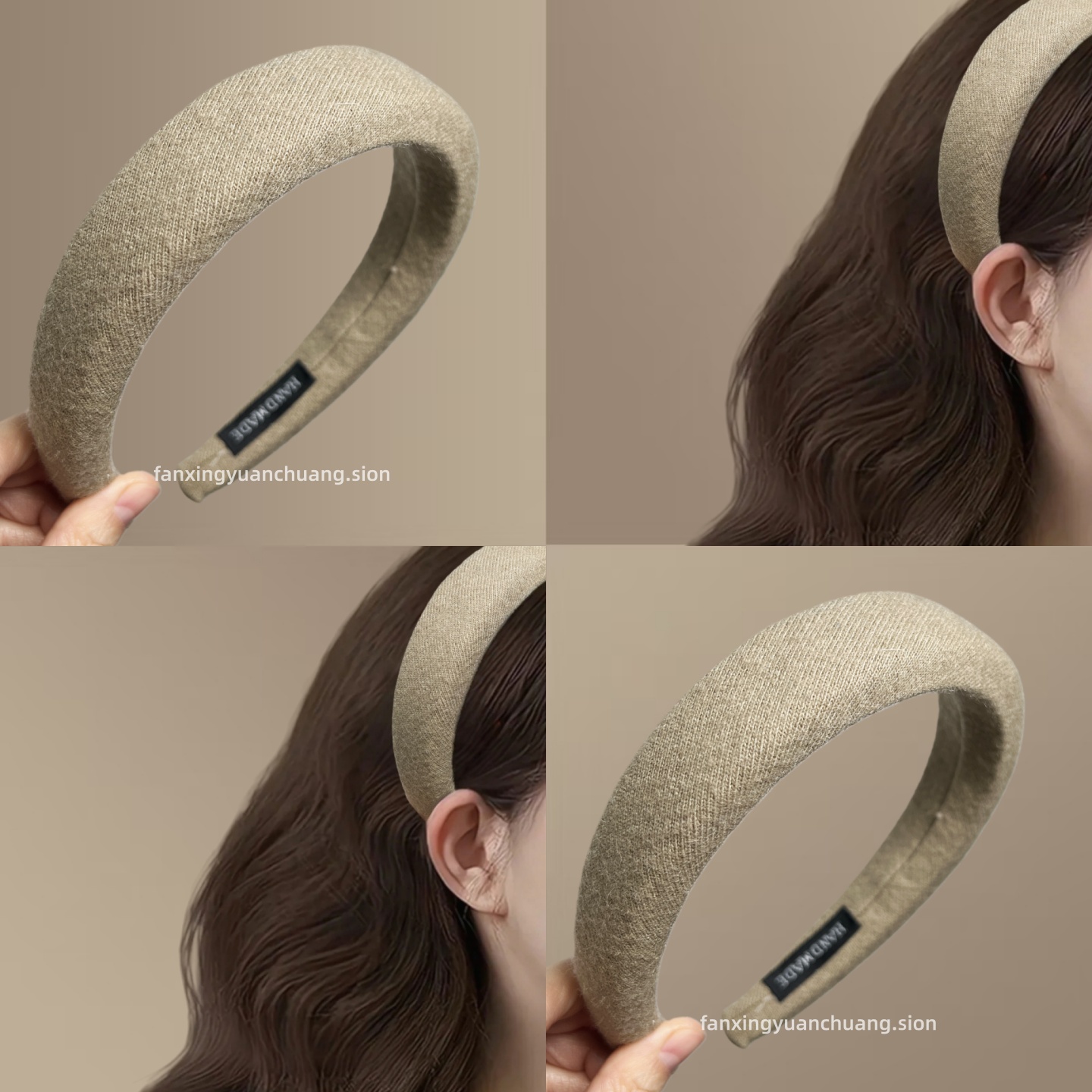 韩版网红复古百搭针织发箍