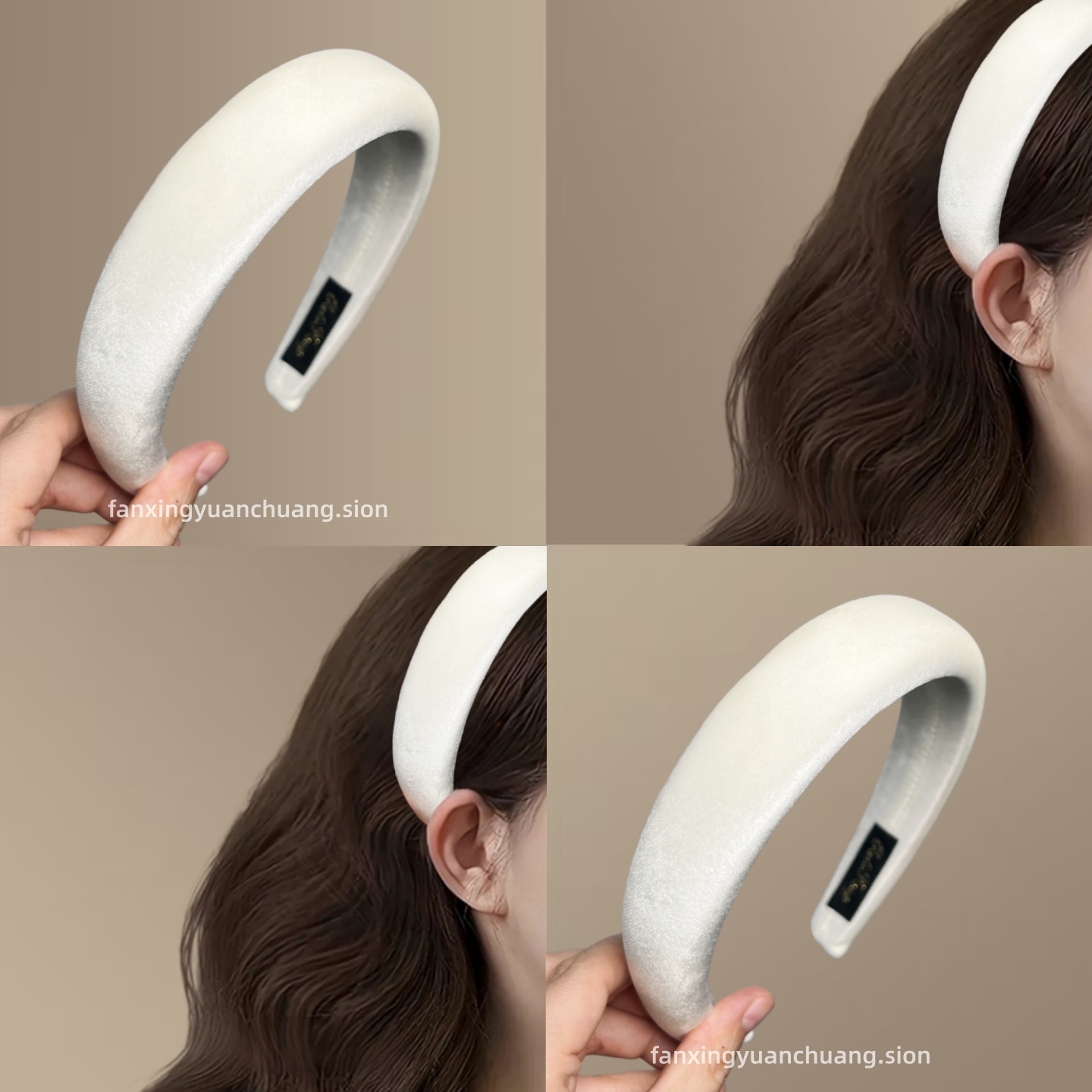 韩版丝绒海绵发箍女时尚温