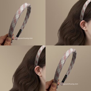 【粉月流辉】韩系布料甜美发箍高级感彩色头箍百搭高颅顶旅行发卡