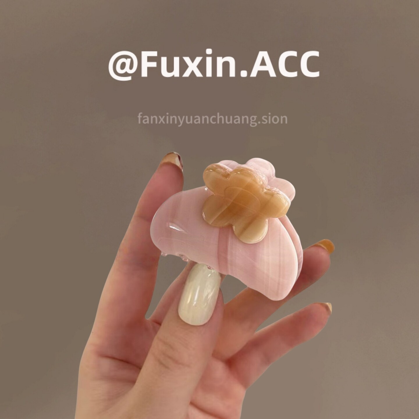 韩国花朵日系高端醋酸小发夹
