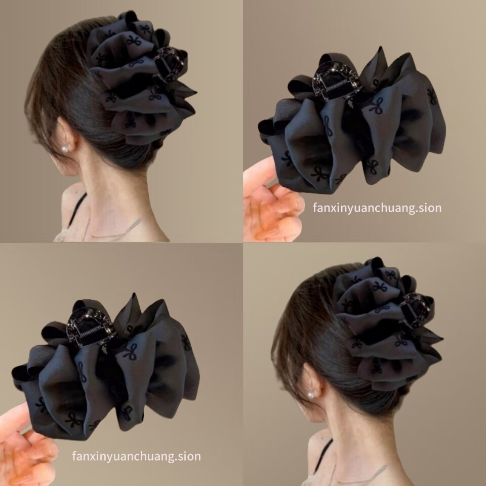 【仙里仙气】抓夹高级感大蝴蝶结后脑勺高颇项泡泡大号抓夹发量大,户外/登山/野营/旅行用品,旅行发卡,淘宝优惠券,粉丝福利购,淘宝优惠卷