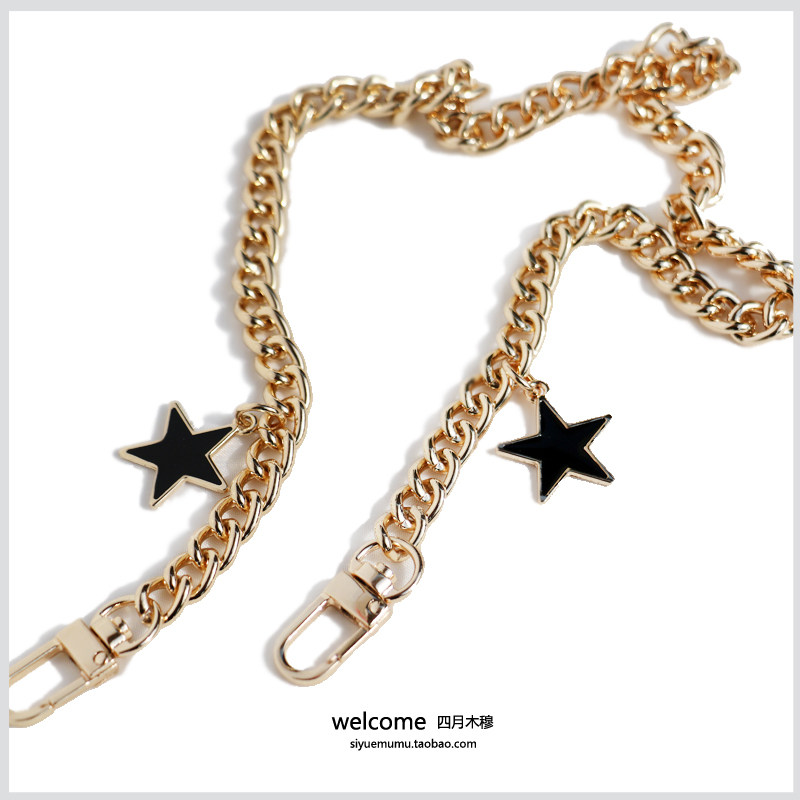 9mm轻型铝链 星星挂饰链条金属包带包链子斜挎小包包链金属链包链,饰品/流行首饰/时尚饰品新,链条,淘宝优惠券,粉丝福利购,淘宝优惠卷