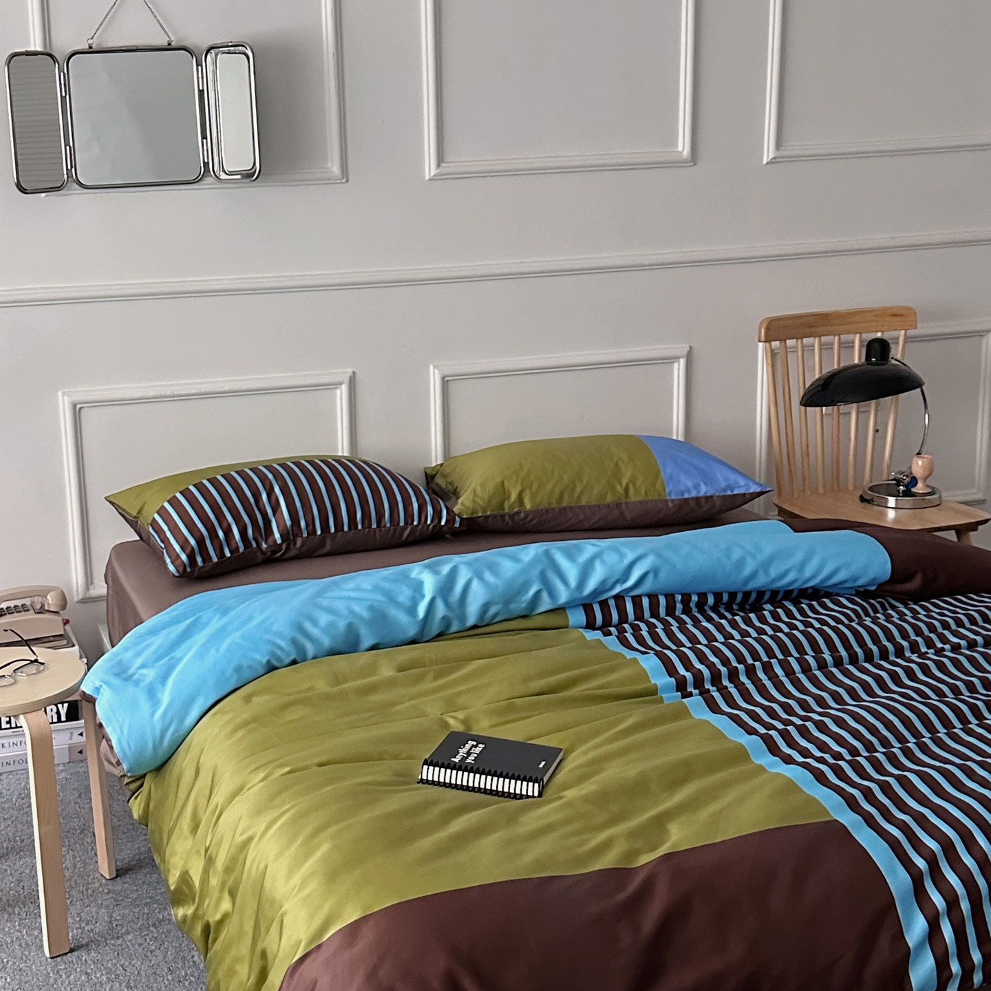 100S长绒棉亲肤简约四件套青年