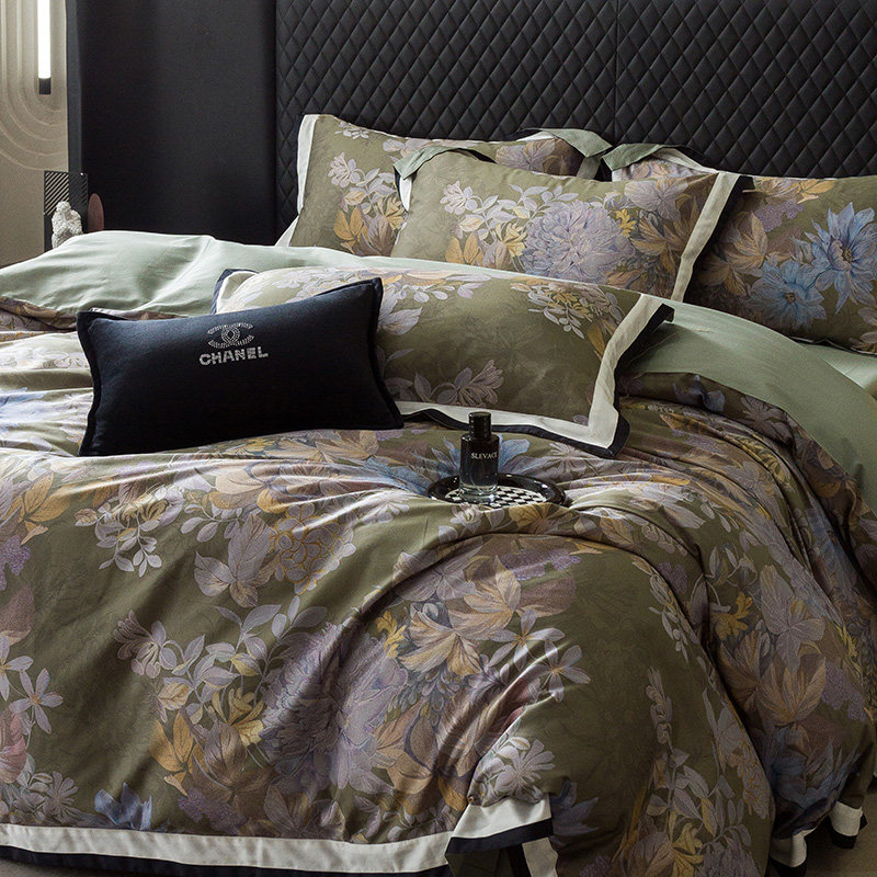 轻奢100支长绒棉亲肤裸睡四件套