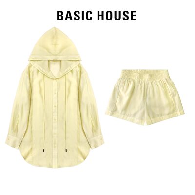 短裤两件套天丝防晒衣BasicHouse