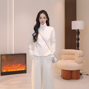 设计师休闲百搭加绒两件套DDP54 百家好2025秋冬新款 Basic House