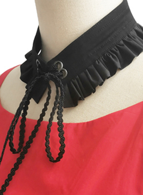 布料宽边系绳女包邮项链